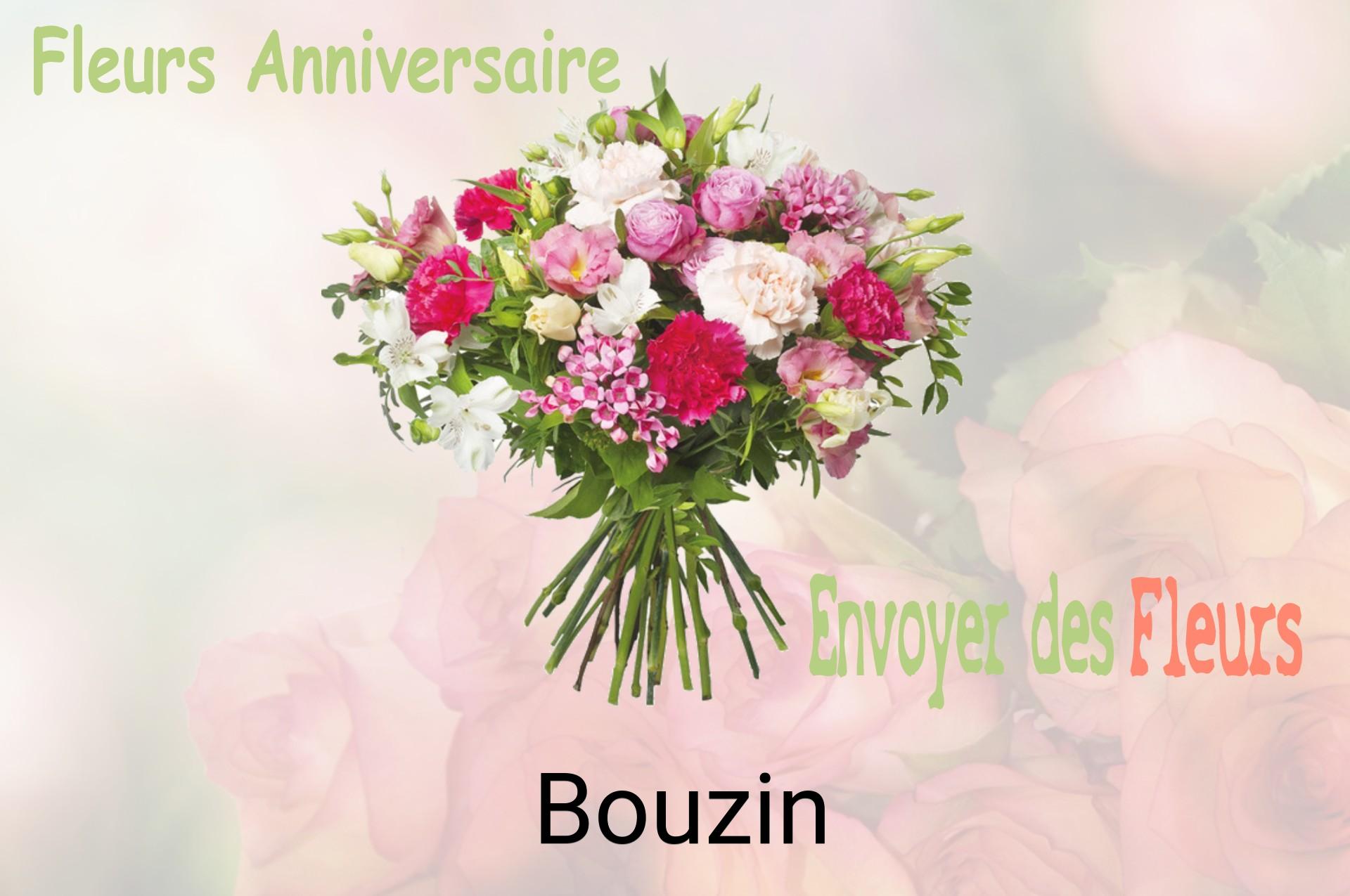 Bouquet de fleurs d’anniversaire livré à Bouzin