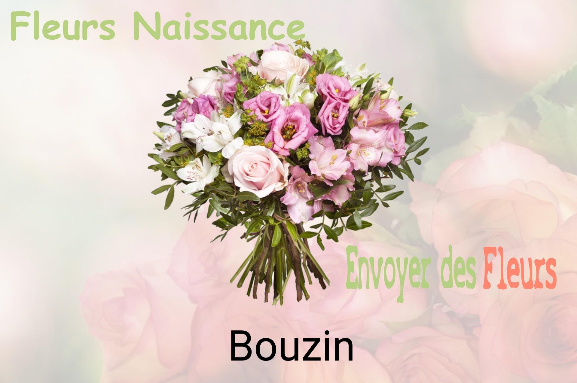 Bouquet de fleurs de naissance livré à Bouzin